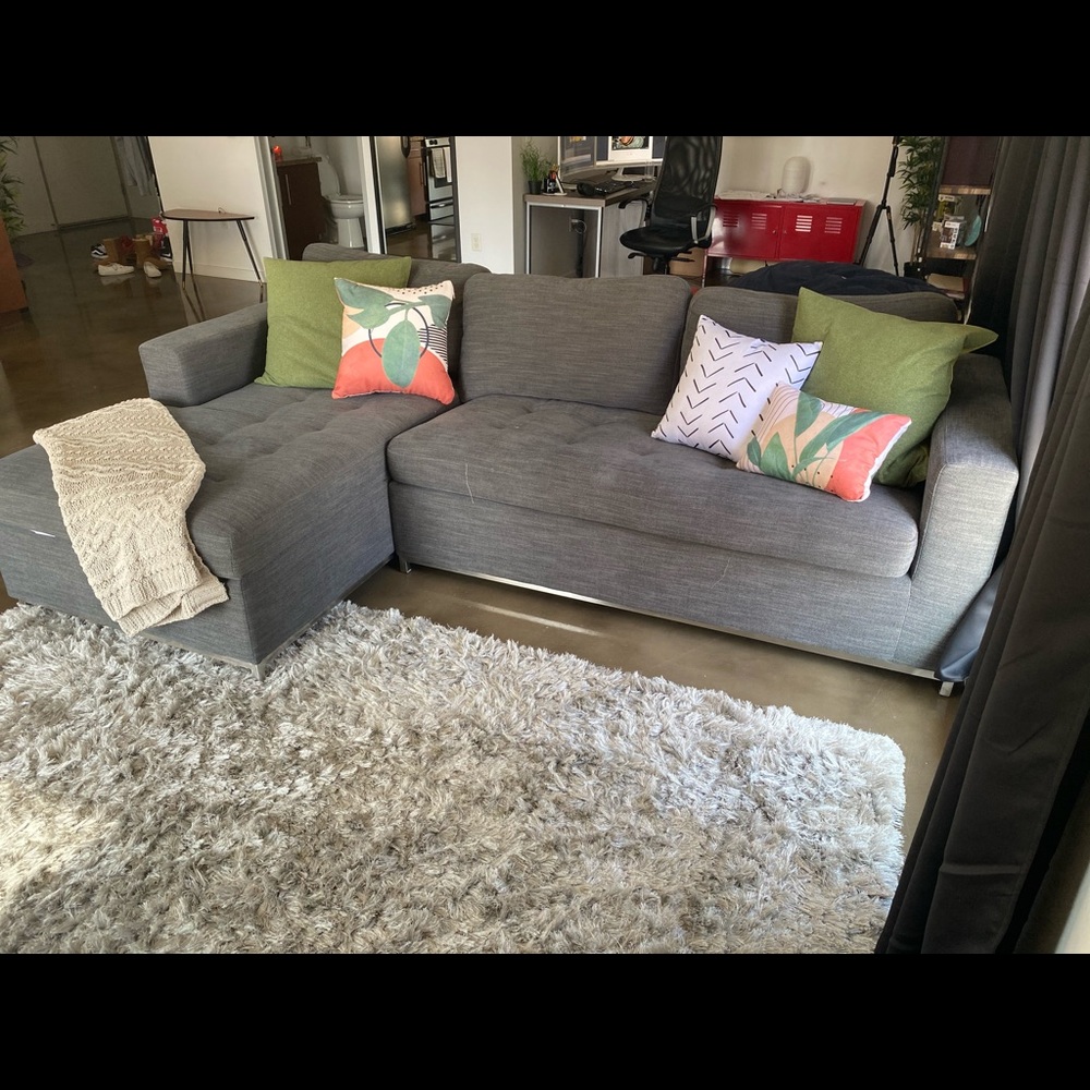 Like new gray sofa bed